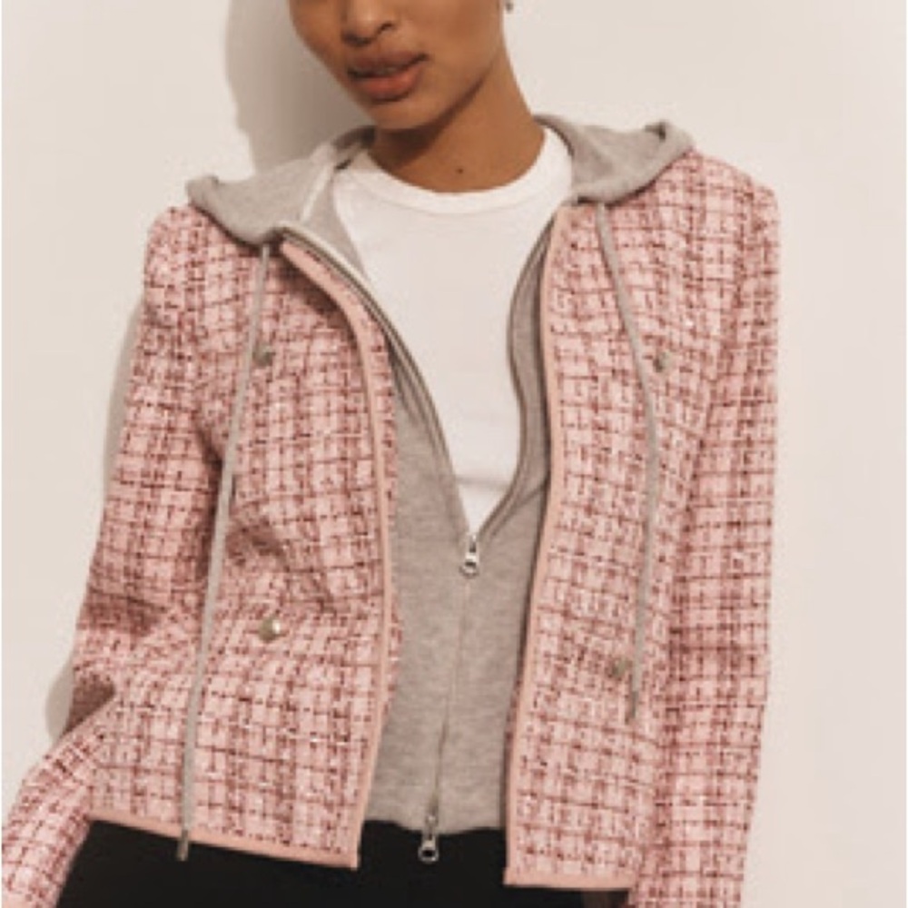 Women's Pink Tweed Jacket